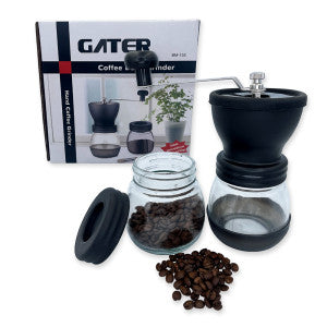 Kit Café Gourmet - Moedor Manual De Grãos + Cafeteira Prensa 600ml