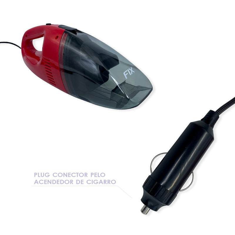 Aspirador de Pó Automotivo  12V 35W - (Conecta na tomada do carro)