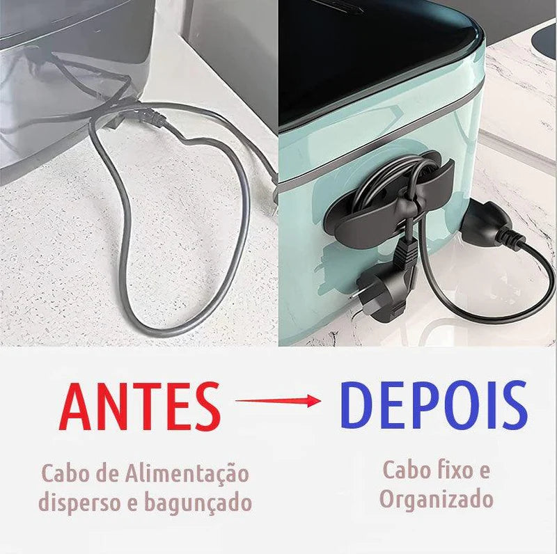 Kit Organizador de Cabos e Fios - 4 unidades